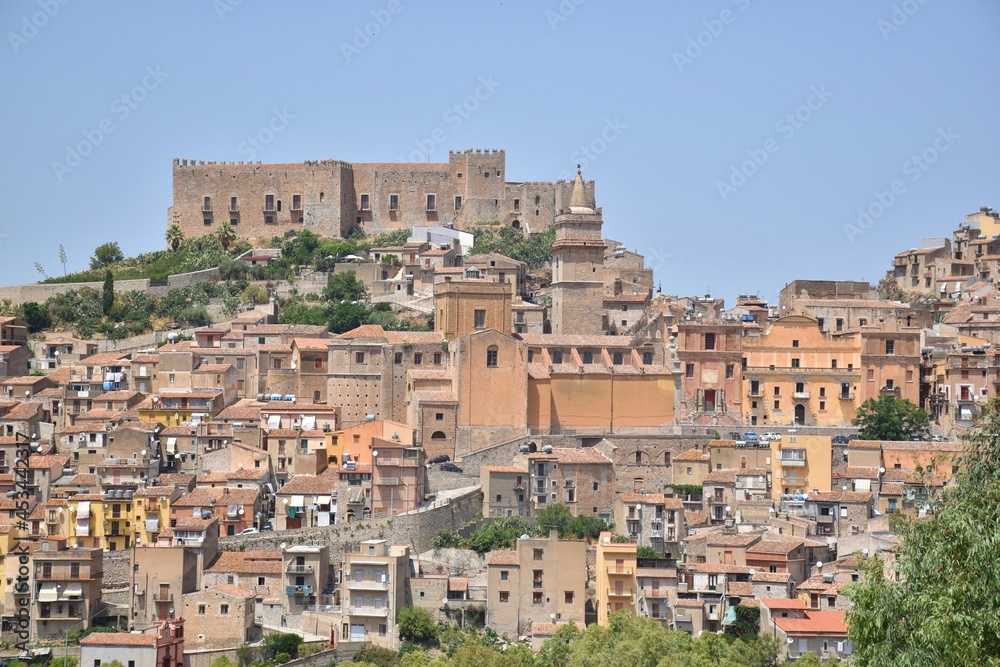 Ancient fortification castle Caccamo in Sicily, Italy