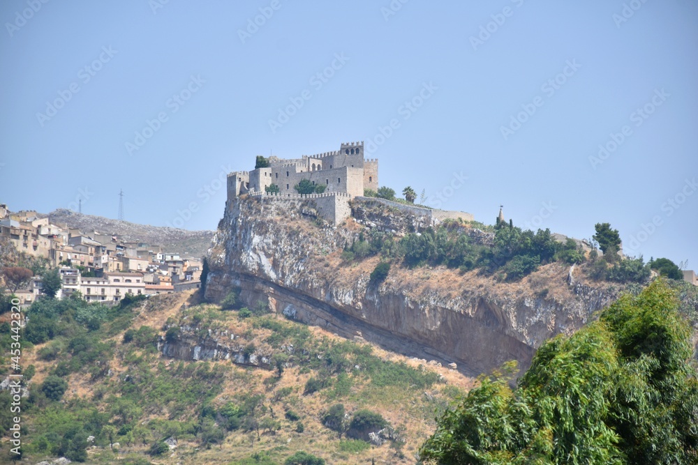 Ancient fortification castle Caccamo in Sicily, Italy
