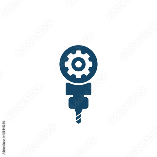CNC machine service icon