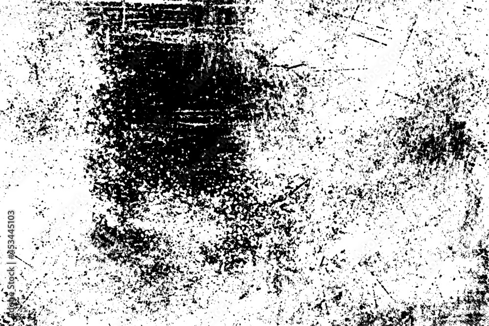 Fototapeta premium texture, vector, background, effect, distress, ink, sketch, abstract, brush, rough, scratch, black, paint, vintage, white, material, frame, stamp, wall, crack, faded, illustration, old, splash, stain,