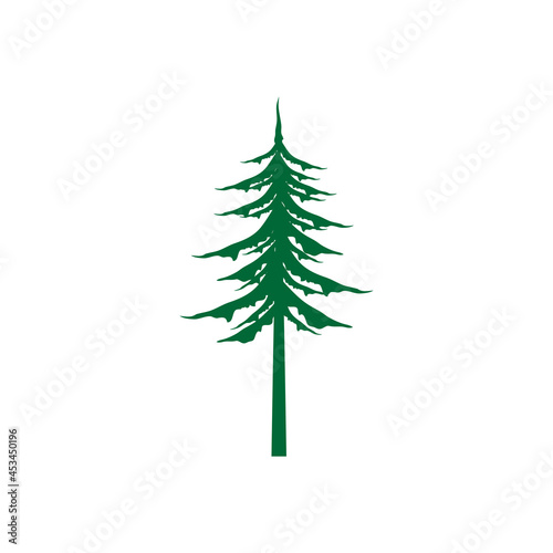 Pine tree icon design template illustration