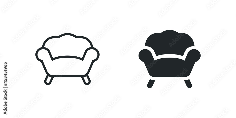 vector illustration of sofa isolated icon. filled style flat furniture sign for mobile concept and web design vector illustration of sofa isolated icon. filled style flat furniture sign for mobile concept and web design