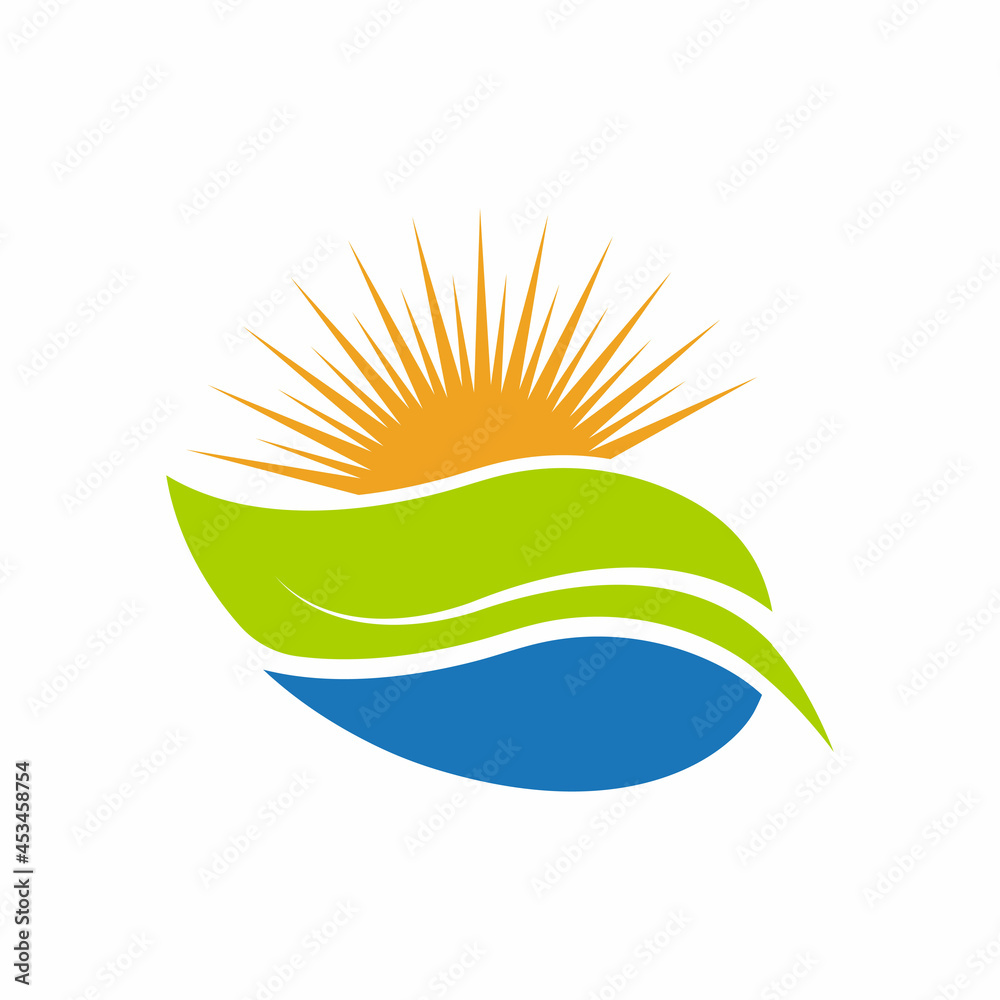 Leaf icon Vector Illustration design Logo template Leaf icon Vector Illustration design Logo template
