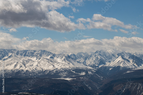 mountains in the snow © Сергей Шерстнев