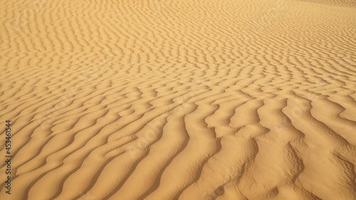 Desert landscape with dunes in the Sahara Desert near Douz  Tunisia.