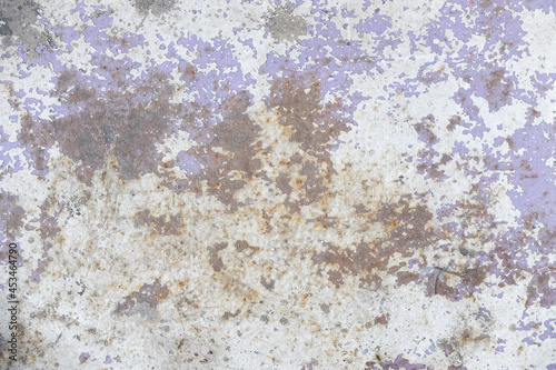 Colorful weathered old wall background texture painted