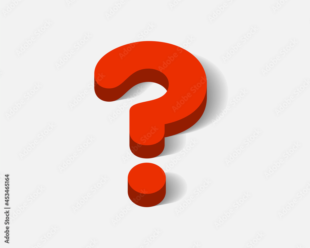 Large question mark. Searching for answer. Vector illustration. Large question mark. Searching for answer. Vector illustration.