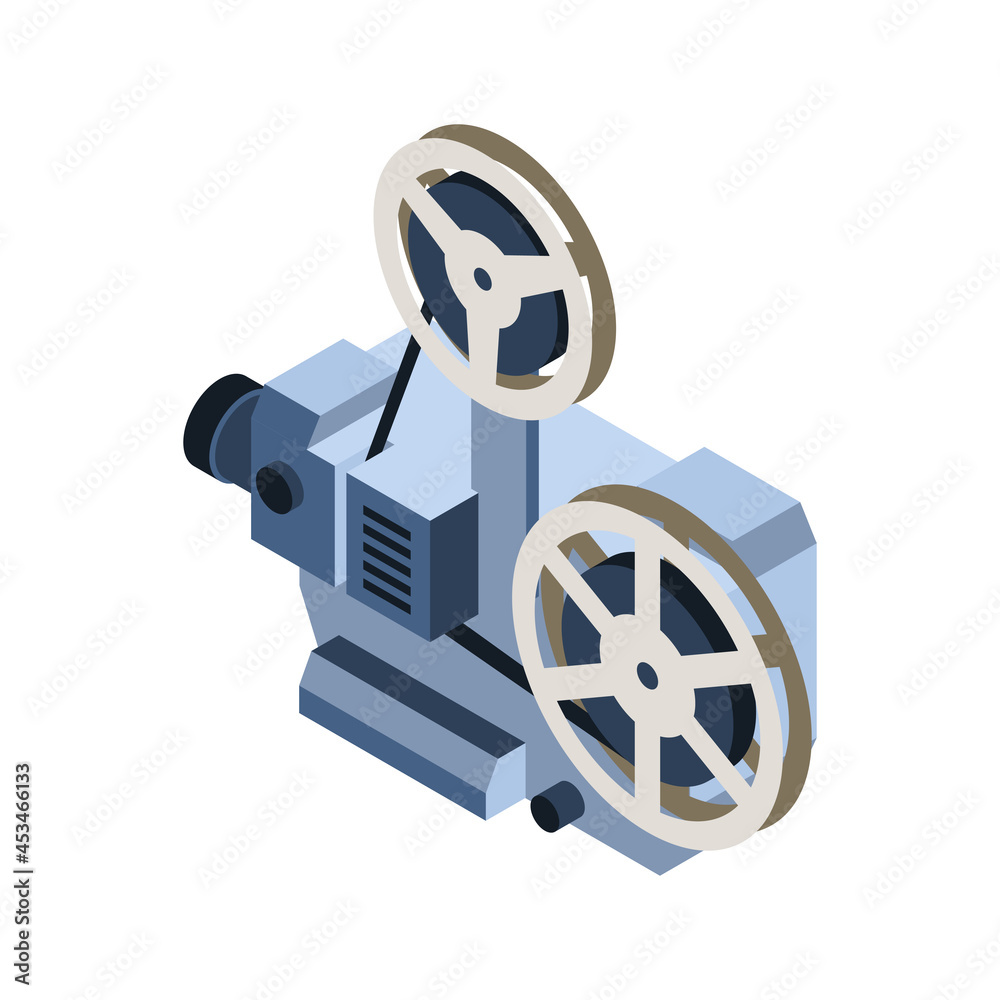 Naklejka premium Film Projector Illustration