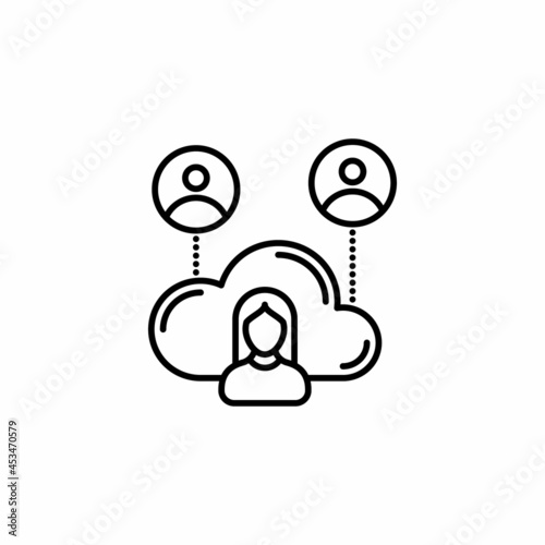 Cloud Provider icon in vector. Logotype