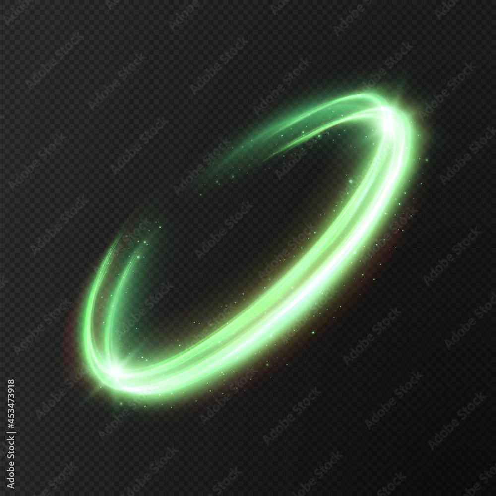 Luminous green lines of speed. Light glowing effect. Abstract motion green lines. Lighting equipment for advertising brochures, banners and materials. Luminous green lines of speed. Light glowing effect. Abstract motion green lines. Lighting equipment for advertising brochures, banners and materials.
