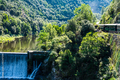 Gorges du Doux view from Mastrou Ardèche train, Ardèche, France