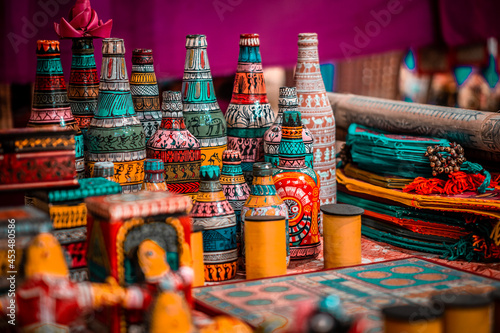 Canvas Print Pattachitra Art from the roots of Odisha, Paper Mache Most Exquisite Arts & Crafts Made from paper, waste clothes & various types of natural fibers