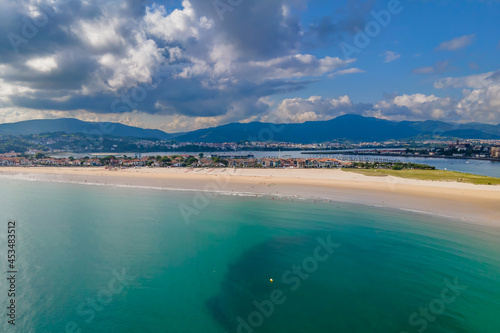 Hendaye, Basque Country, France - The beach and the Bidasoa