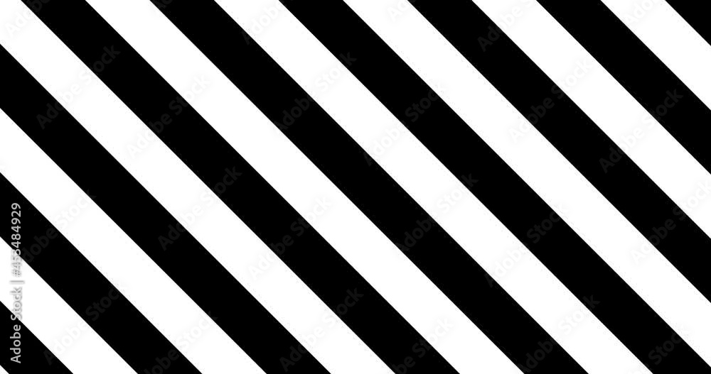 Black and white striped pattern. Motion graphic design. Alpha channel. 4k. Black and white striped pattern. Motion graphic design. Alpha channel. 4k.