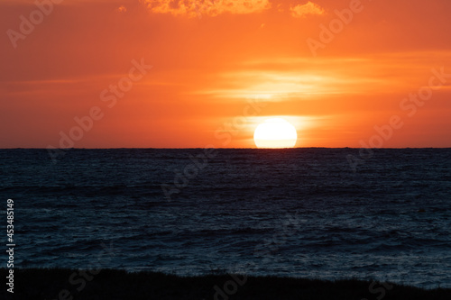 sunset over the sea © Fabien