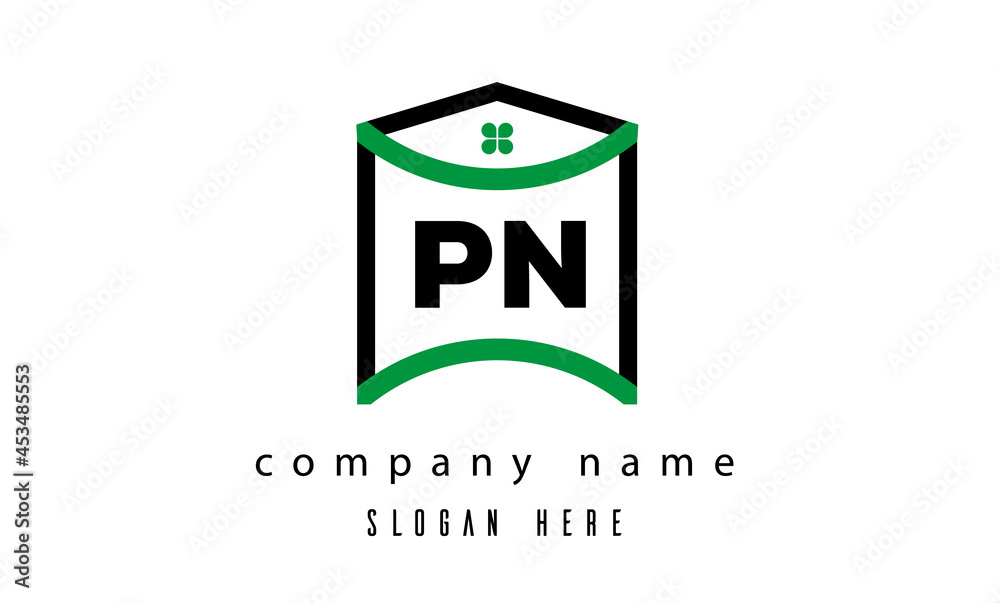 PN creative real estate latter logo vector PN creative real estate latter logo vector