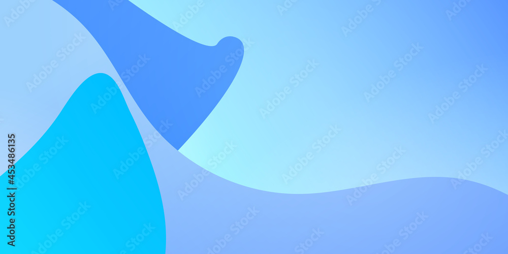 Modern simple minimal light blue abstract wave fluid background. Abstract shiny bright blue waves banner design. Blue futuristic abstraction banner Modern simple minimal light blue abstract wave fluid background. Abstract shiny bright blue waves banner design. Blue futuristic abstraction banner