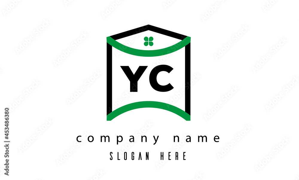 YC real estate latter logo vector YC real estate latter logo vector