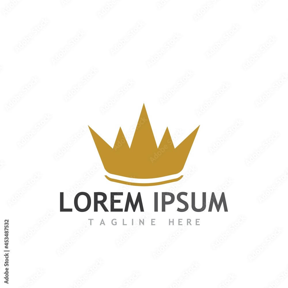 Crown Logo Template vector icon Crown Logo Template vector icon