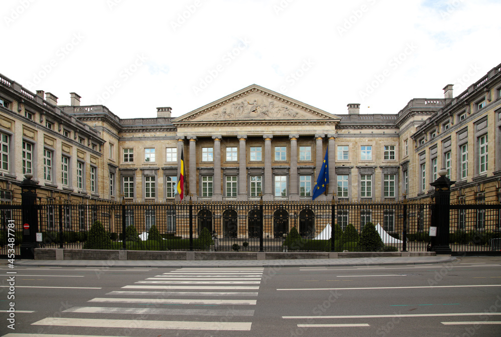 Brussels, Belgium. The building of the federal parliament of Belgium (Palace of the Nation), 1783 