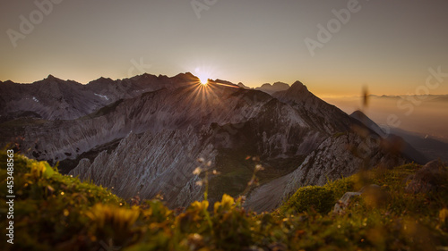 Sonnenaufgang Hafelekar Nordkette Innsbruck
