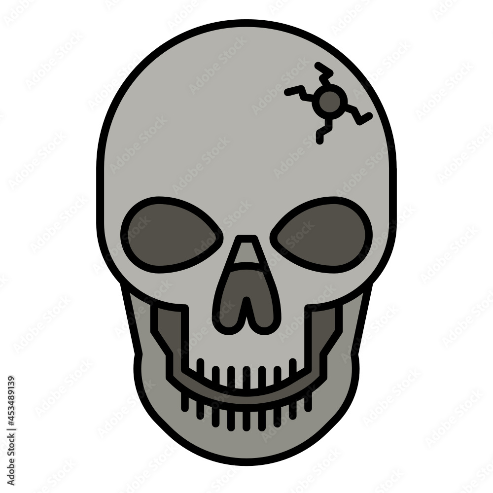 Fototapeta premium skull icon