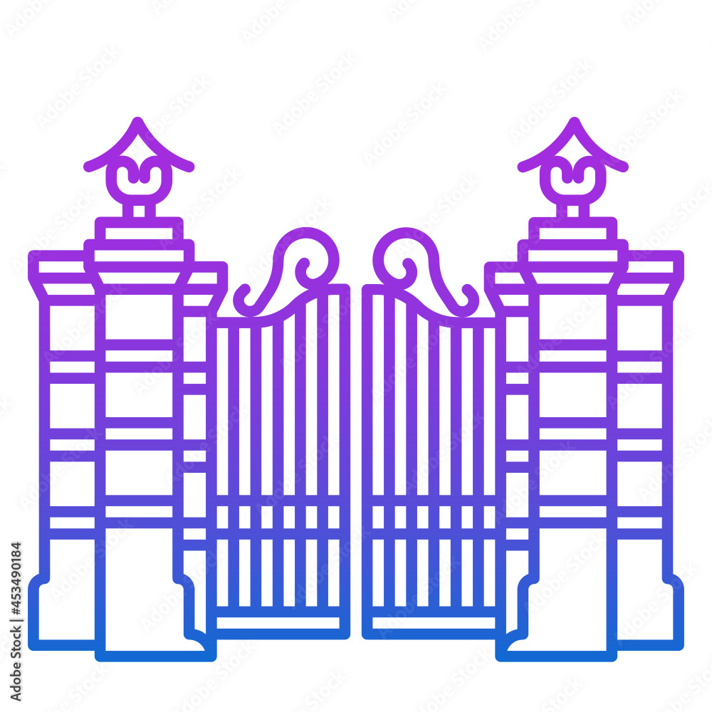 Obraz premium gate icon