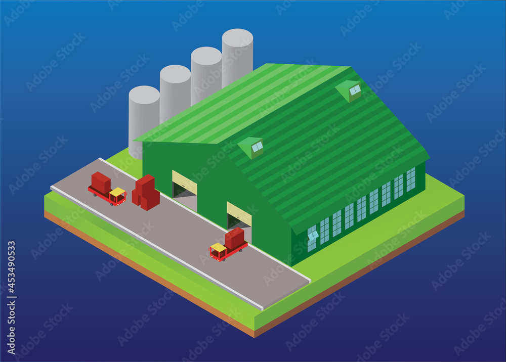 isometric warehouse