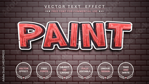 Graffiti Brick - Editable Text Effect, Font Style