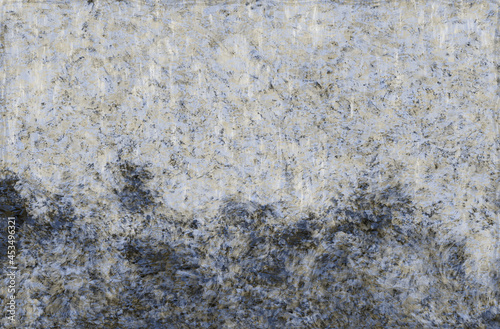 Grunge blurred grain grey and black scratched cracked and smeared background, monochrome foggy marble design	