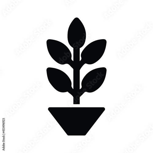 Natural, nature, plants, spring icon. Black vector design