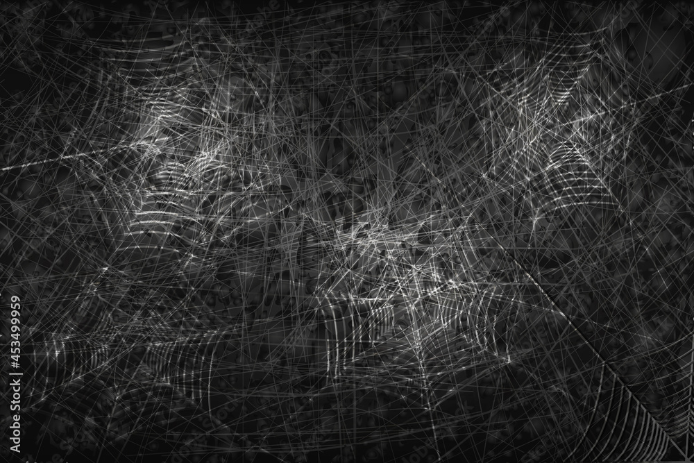 Dark vector background with spider web. Dark vector background with spider web.