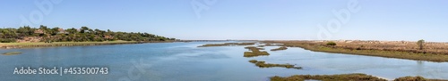Beautiful panoramic view of the Ria Formosa Natural Park  Quinta do Lago  Algarve
