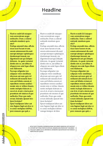 Template with coners