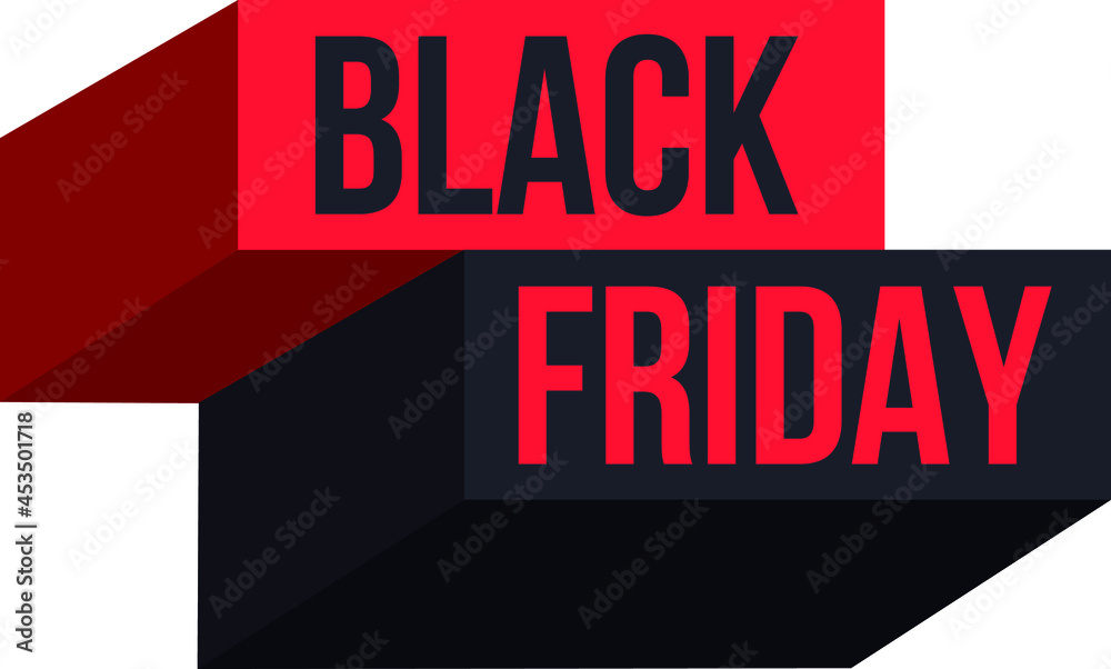 Fototapeta premium Black Friday Sale Background. Big Sale, black friday, creative template. Vector illustration. Black Friday Banner. Black Friday Vector Promo Sale. Black Friday Typography Banner Marketing.