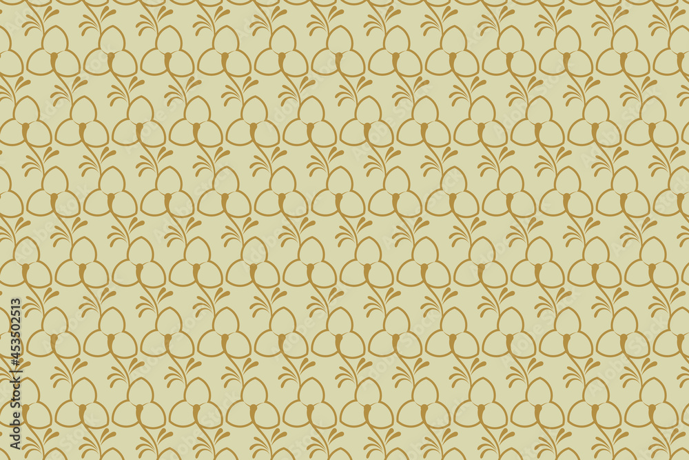 Abstract floral pattern design. Seamless vector graphic pattern for fabric, wallpaper, packaging and other multiple usage Abstract floral pattern design. Seamless vector graphic pattern for fabric, wallpaper, packaging and other multiple usage