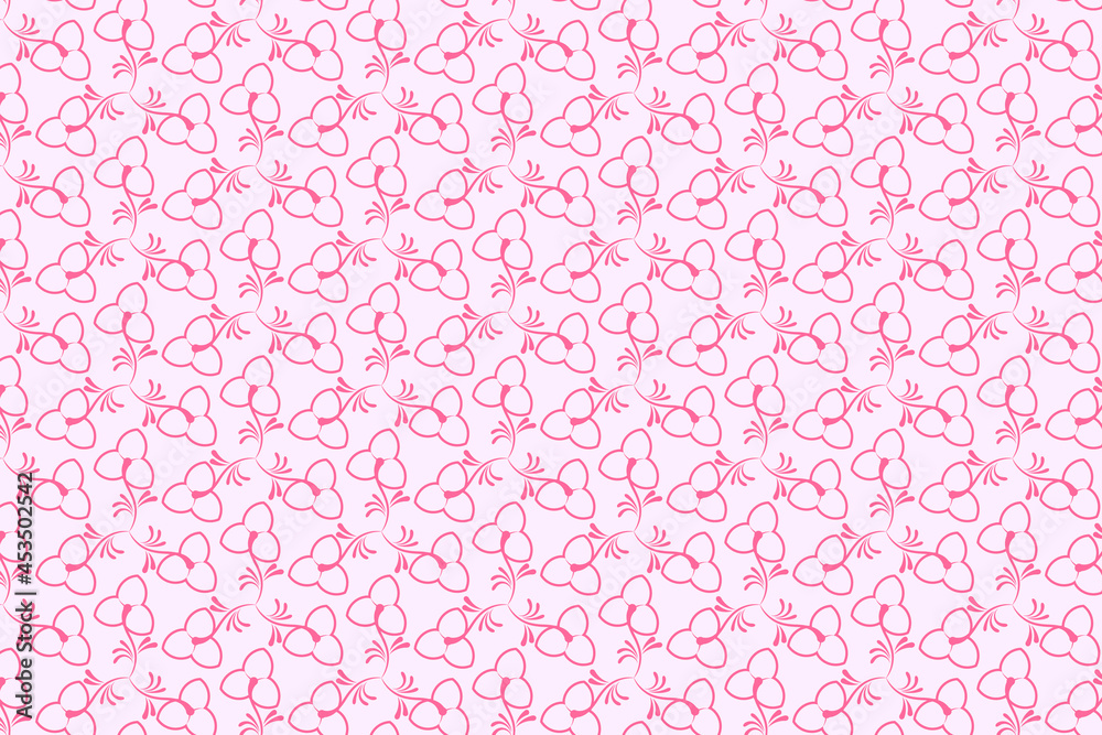 Abstract floral pattern design. Seamless vector graphic pattern for fabric, wallpaper, packaging and other multiple usage 