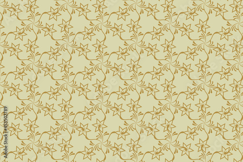 Floral seamless pattern design. Graphic pattern for multiple usage 