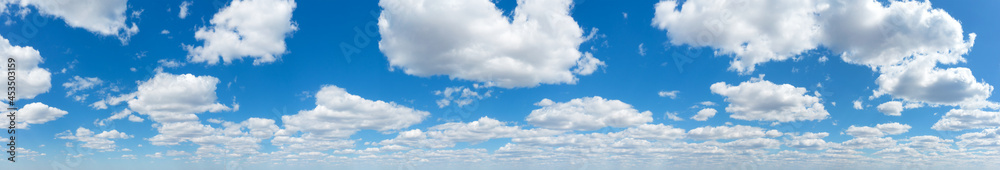 Blue Sky background with tiny Clouds. Panorama background Blue Sky background with tiny Clouds. Panorama background