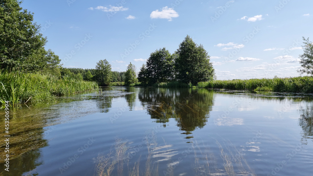Aerial view of the lake or river with pattern wave. Water surface with ripples texture background. Viewed from above. Environment concept. Aerial view of the lake or river with pattern wave. Water surface with ripples texture background. Viewed from above. Environment concept.