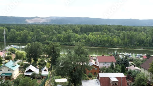 Wallpaper Mural village in the mountains Torontodigital.ca