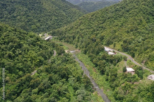 River Between Mountains
