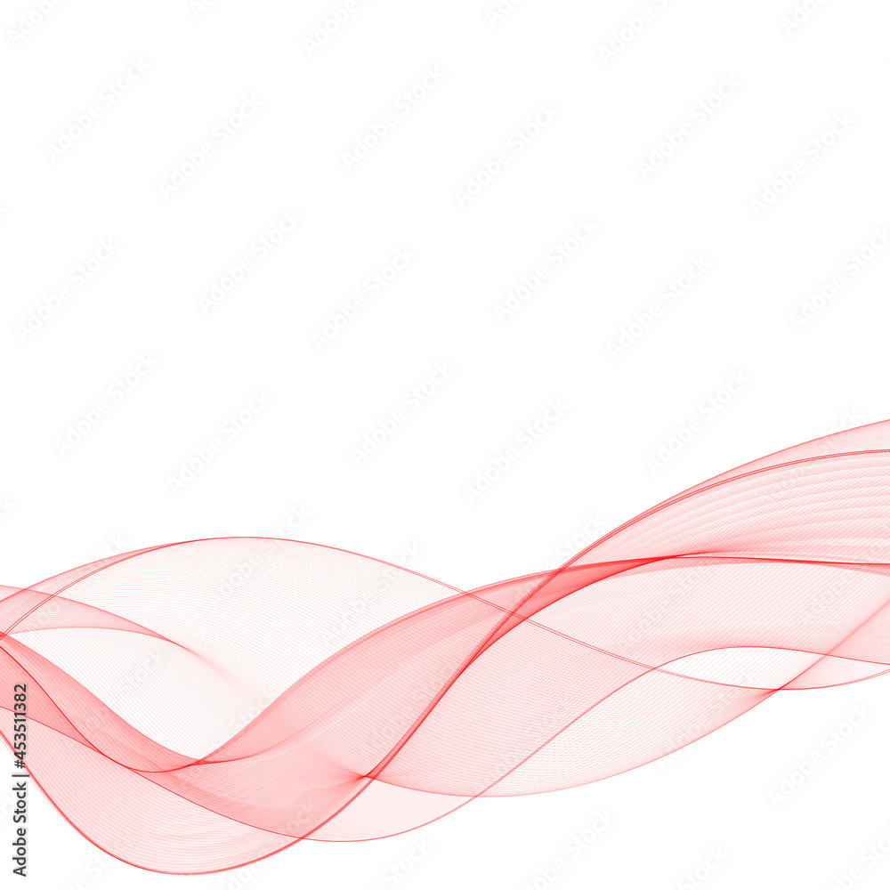 abstract red vector wave. Template. Layout for presentation. eps 10