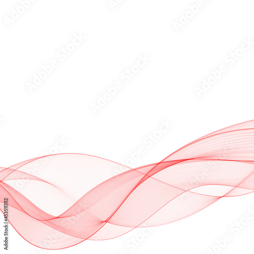 abstract red vector wave. Template. Layout for presentation. eps 10 © Maksym