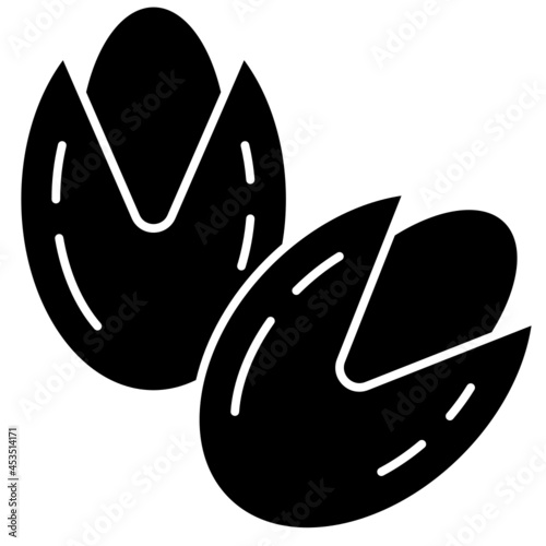 pistachio solid icon