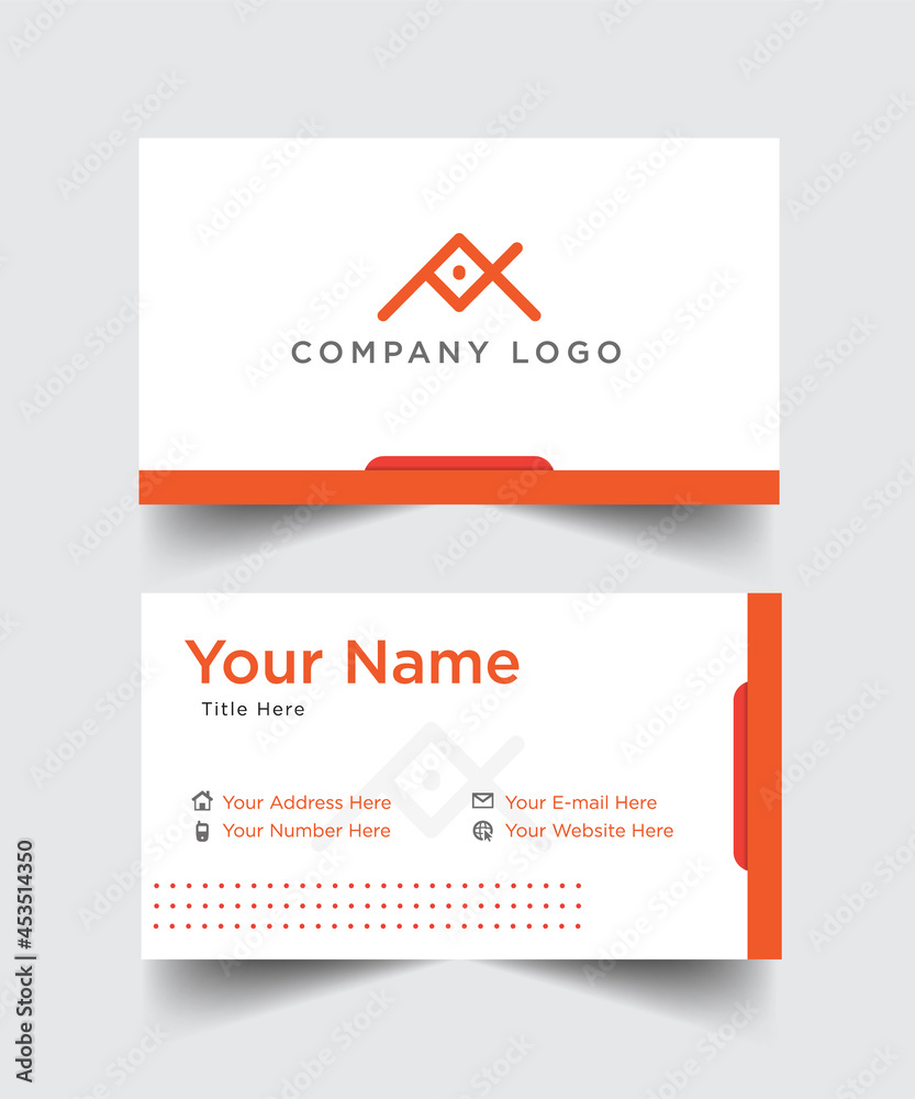 Creative Corporate Business Card Design | Visiting Card Design Template | Simple Card Design