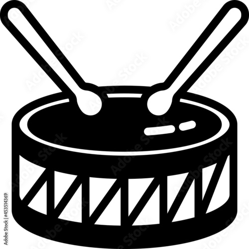 drum solid line icon