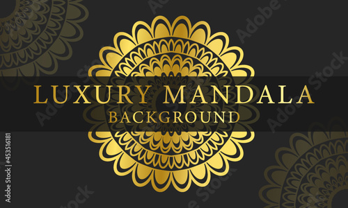 Luxury mandala background design for wedding, greetings card