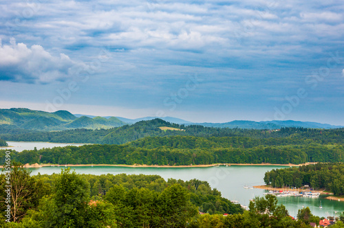Fototapeta Naklejka Na Ścianę i Meble -  Solina lake, Bieszczady mountains III