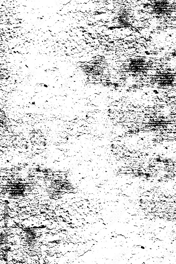 The grunge texture is black and white. Vector monochrome background The grunge texture is black and white. Vector monochrome background